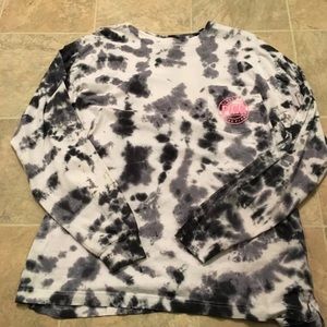 Victoria Secret Pink Long Sleeve Tye Dye Shirt